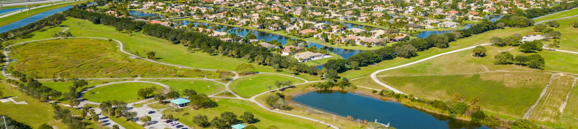 Plantation aerial view
